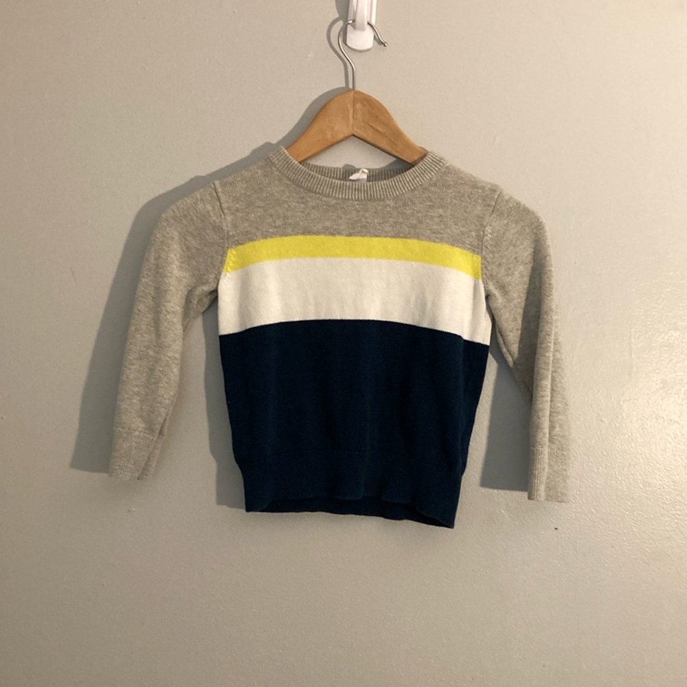 Baby gap color block sweater like new